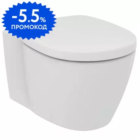 

Подвесной унитаз «Ideal Standard» Connect E771801 (E712801) белый с сиденьем дюропласт белое