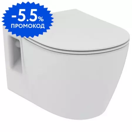 Подвесной унитаз «Ideal Standard» Connect E803501 (E772401) белый с сиденьем дюропласт с микролифтом белое