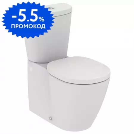 

Унитаз компакт «Ideal Standard» Connect E803701/E785601 (E712801) белый с сиденьем дюропласт белое