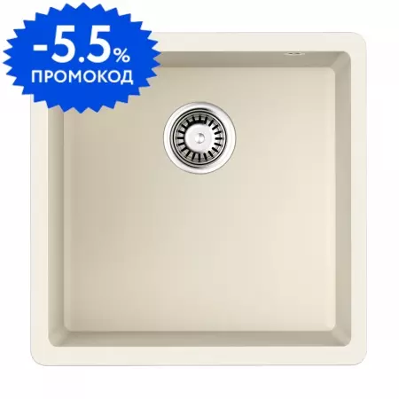 Мойка для кухни «Omoikiri» Bosen 44U WH  44/44 искусственный камень белая