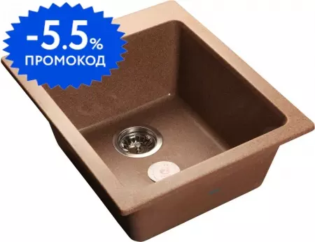 Мойка для кухни «GranFest» Practik GF-P505 43/51 искусственный камень терракот