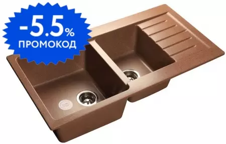 Мойка для кухни «GranFest» Practik GF-P980KL 98/51 искусственный камень терракот