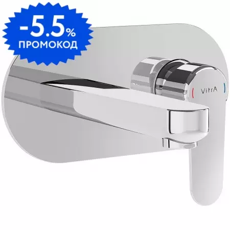 

Внешняя часть смесителя «Vitra» Root Round A42721EXP хром