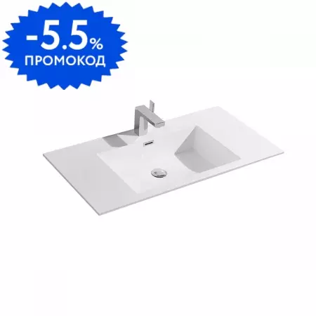 Раковина «Vincea» 100/48 VCB-13100W искусственный камень белая