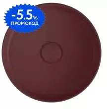 Раковина «Isvea» Infinity 36/36 10NF65036SV-2R фарфоровая бордовый матовый