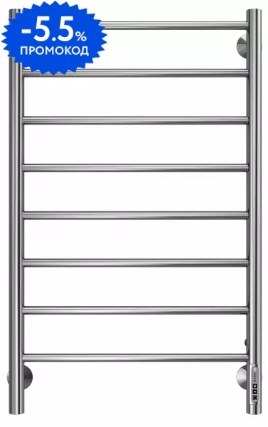 Электрический полотенцесушитель «Terminus» Аврора П8 53/85 Quick Touch хром правый