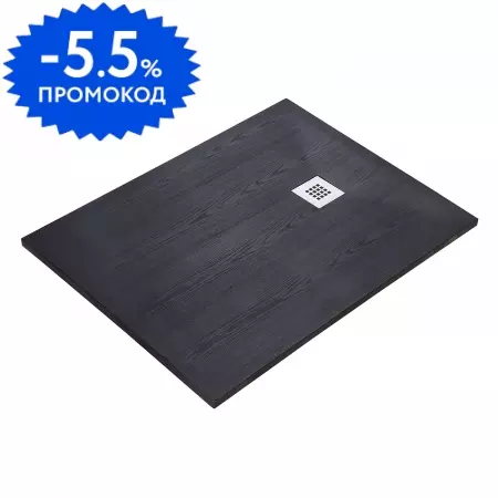 

Душевой поддон «WasserKRAFT» Dill 61T06 120/80 низкий из литьевого мрамора прямоугольный чёрный матовый