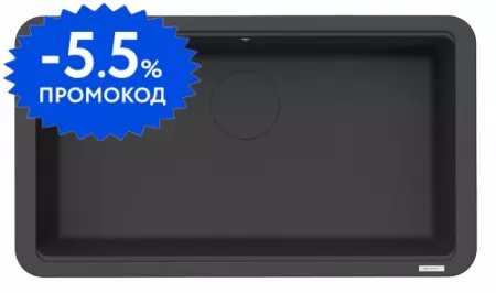 Мойка для кухни «Omoikiri» Tarento 83-GB 84/48 искусственный камень графит