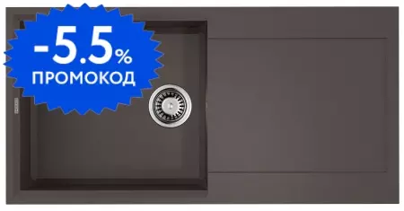 Мойка для кухни «Omoikiri» Sakaime 100-DC 100/50 искусственный камень темный шоколад