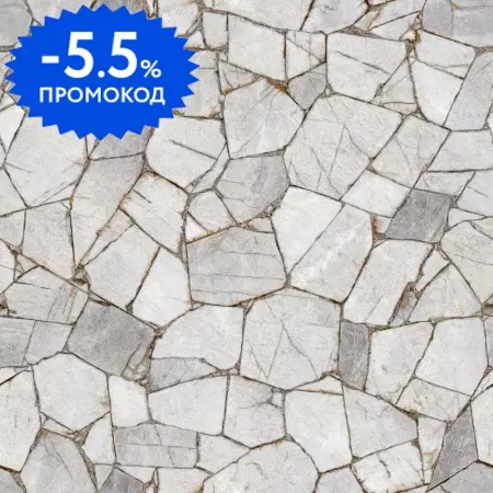 

Напольная плитка «Alma Ceramica» Sahara Matt. 60x60 sugar effect GFU04SHR74R серый