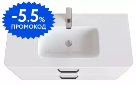 Раковина «Iddis» Optima Home 100/47 0101000i28 фарфоровая белая