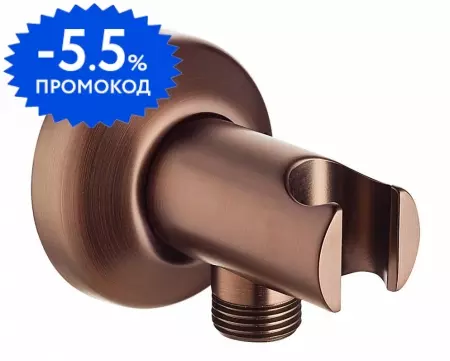 

Подключение для душевого шланга «Swedbe» Terracotta 2559 с держателем для лейки тёмная бронза