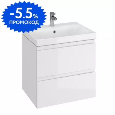 Тумба с раковиной «Cersanit» Moduo 60 64140 (Moduo 60) подвесная белая