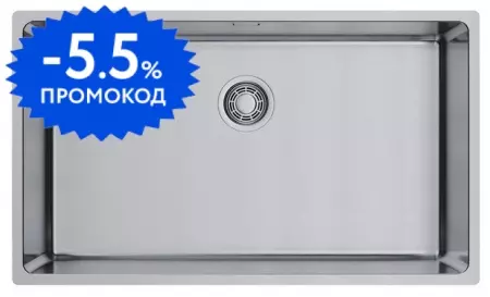 Мойка для кухни «Omoikiri» Tadzava 75-U/I-IN Ultra 15 75/44 нержавеющая сталь нержавеющая сталь