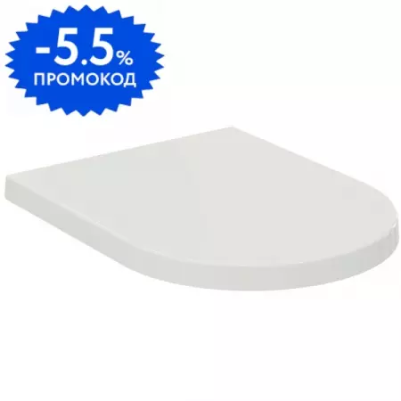 Сиденье для унитаза «Ideal Standard» Blend Curve T376001 дюропласт с микролифтом белое