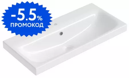 Раковина «Iddis» 80 см 3508000i28 фаянсовая белая