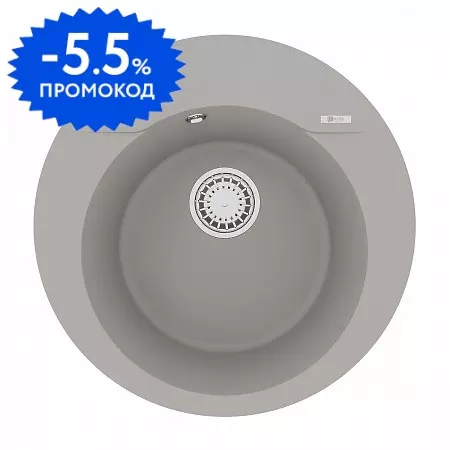 Мойка для кухни «Lemark» Sula 500 50/50 искусственный камень грей