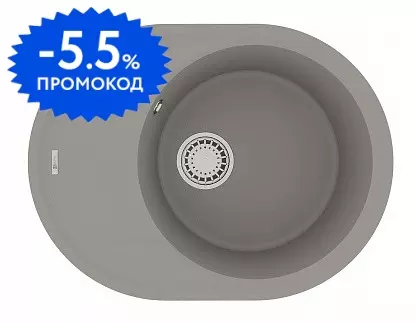 Мойка для кухни «Lemark» Lacha 620 62/47 искусственный камень грей