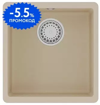 Мойка для кухни «Lemark» Sinara 400-U 40/42 искусственный камень бежевая