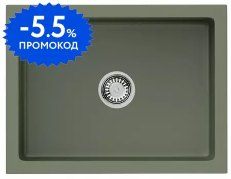 Мойка для кухни «Omoikiri» Mikura 61-OL 61/46 Natceramic olive