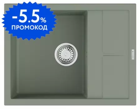 Мойка для кухни «Omoikiri» Sumi 65A-WG 65/50 Artceramic Wind green