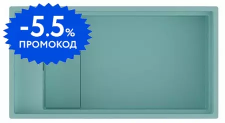 Мойка для кухни «Omoikiri» Kinaru 86-U/I AZ 4993028 86/46 нержавеющая сталь azur blue