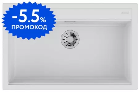 Мойка для кухни «Omoikiri» Kitagawa 79-LB-WH 4993997 79/51 Artceramic белая