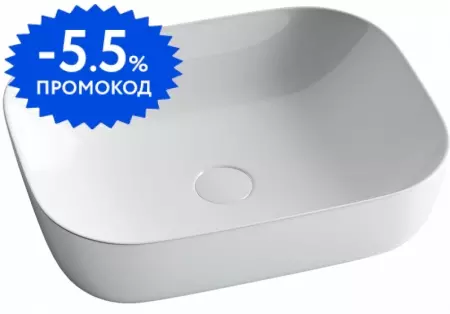 Раковина «Ceramica Nova» Element 50/40 CN6008 фарфоровая белая