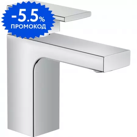 Смеситель для раковины «Hansgrohe» Vernis Shape 71594000 с донным клапаном хром