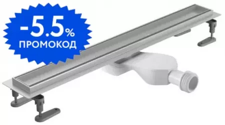 Душевой лоток «Excellent» Stilio 60 см INEX.1515.600.P.SNP боковой выпуск хром/под плитку