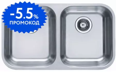 Мойка для кухни «Alveus» Duo 30 75/44 нержавеющая сталь