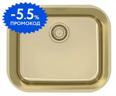 Мойка для кухни «Alveus» Variant Monarch 10 51/43 нержавеющая сталь Gold