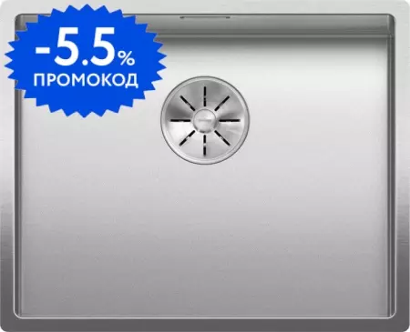 Мойка для кухни «Blanco» Claron 500-U Durinox 54/44 нержавеющая сталь нержавеющая сталь