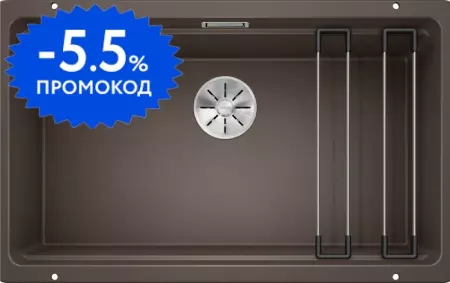 Мойка для кухни «Blanco» Etagon 700-U 73/46 искусственный камень кофе