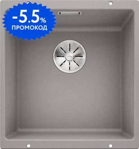 Мойка для кухни «Blanco» Subline 400-U 43/46 искусственный камень алюметаллик