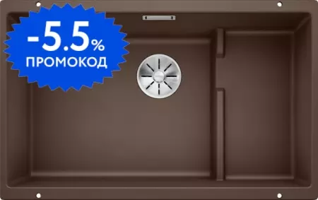 Мойка для кухни «Blanco» Subline 700-U Level 73/46 искусственный камень кофе