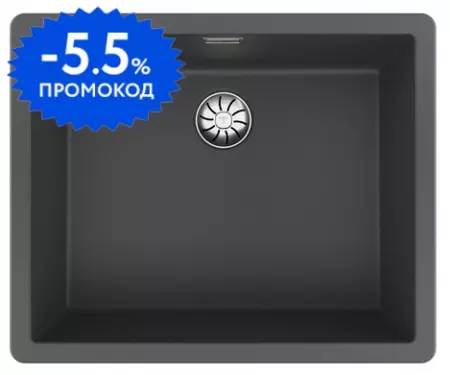 Мойка для кухни «Teka» Radea R10 50.40 M-TG 56/46 искусственный камень тёмный серый