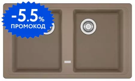 Мойка для кухни «Franke» Basis BFG 620-86 86/50 114.0490.337 искусственный камень миндаль