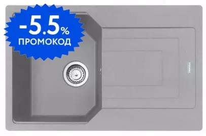 Мойка для кухни «Franke» Urban UBG 611-78 78/50 114.0612.299 искусственный камень серый