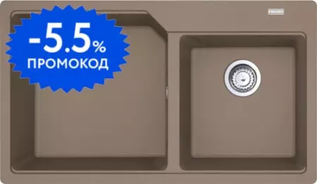 

Мойка для кухни «Franke» Urban UBG 620-86 86/50 114.0582.292 искусственный камень миндаль