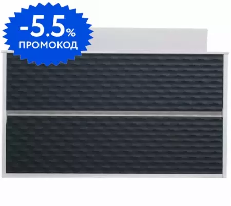 Тумба с раковиной «Veedi» Variant 90 (Modern 75) подвесная зелёная/белая