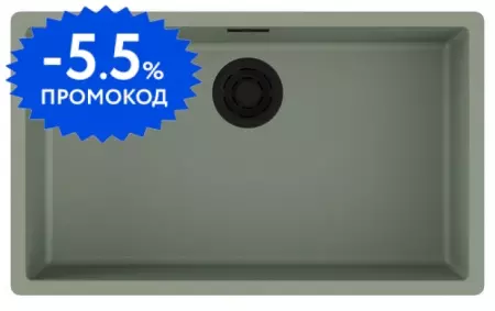 Мойка для кухни «Omoikiri» Yamakawa 75-Integra-WG 76/46 Artceramic wind green