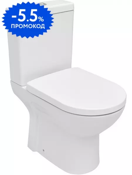 

Унитаз компакт «Serel» Friendly 6716SL белый с сиденьем дюропласт с микролифтом белое