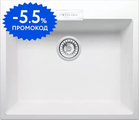 Мойка для кухни «Tolero» Loft TL-580 58/50 кварц туман