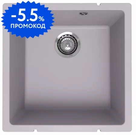 Мойка для кухни «Ulgran» Underground 400-04 45/45 искусственный камень платина