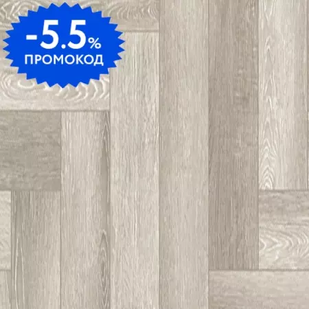 SPC-плитка «FirmFit»  Herringbone Дуб Серый Браш 61,5х12,3 EW-2963 42 класс серый