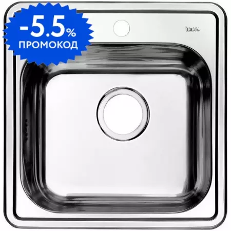 Мойка для кухни «Iddis» Strit S STR48S0i77S 48/48 нержавеющая сталь шелк