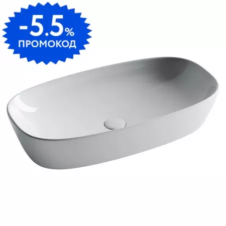 Раковина «Ceramica Nova» Element 70/37 CN5040 фарфоровая белая