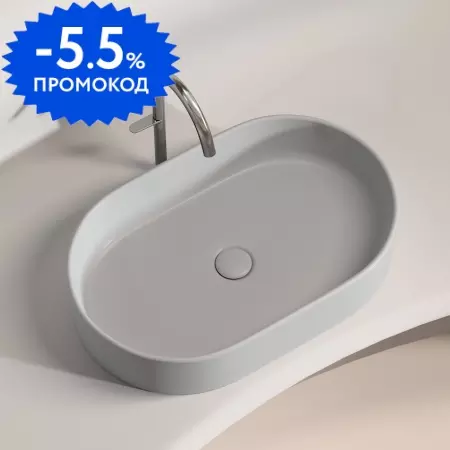 Раковина «Ceramica Nova» Element 60/38 CN6048MSG фарфоровая серый матовый