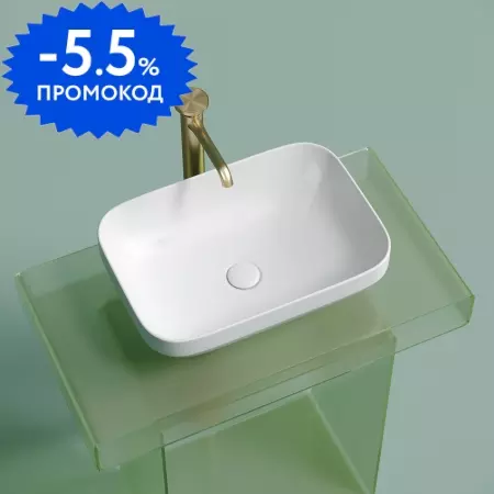 Раковина «Ceramica Nova» Element 50/36 CN6055MW фарфоровая белая матовая